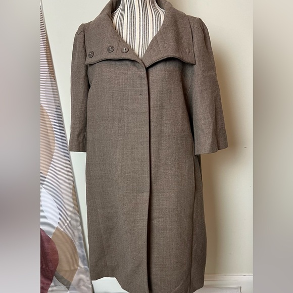 Ann Taylor Dresses & Skirts - Ann Taylor Wool Coat Dress Sz Large  Career